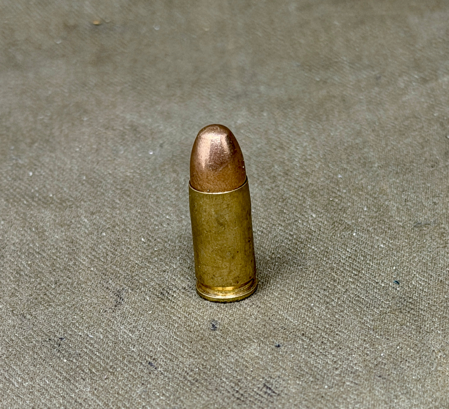 1942 Dated 9mm INERT Cartridge made by Royal Ordnance Factory Blackpole BE