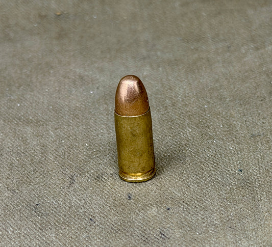 1942 Dated 9mm INERT Cartridge made by Royal Ordnance Factory Blackpole BE