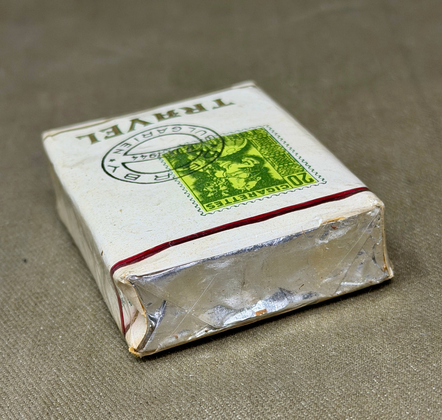 Original Sealed Bulgarian Travel Cigarettes 1944 | WWII Tobacco Packet