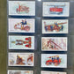 Discover the complete 1936 John Player & Sons "Fire Fighting Appliances" cigarette card set. Featuring 50 detailed cards, this collection showcases various firefighting equipment and techniques, highlighting the evolution of fire safety and the bravery of firefighters