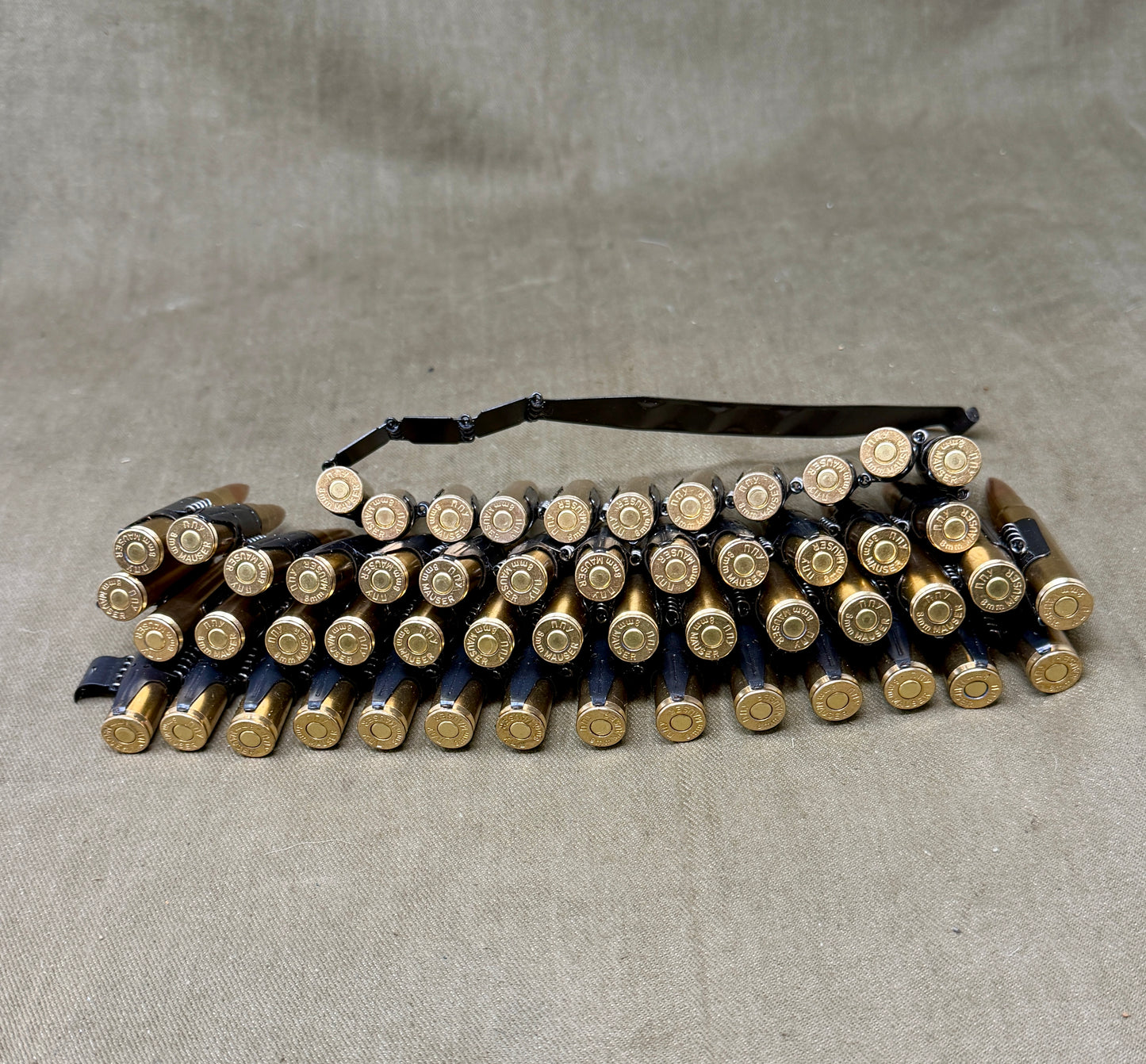 7.92x57 Inert MG34/MG42 Machine Gun Belt – 54 Rounds with Starter Tab