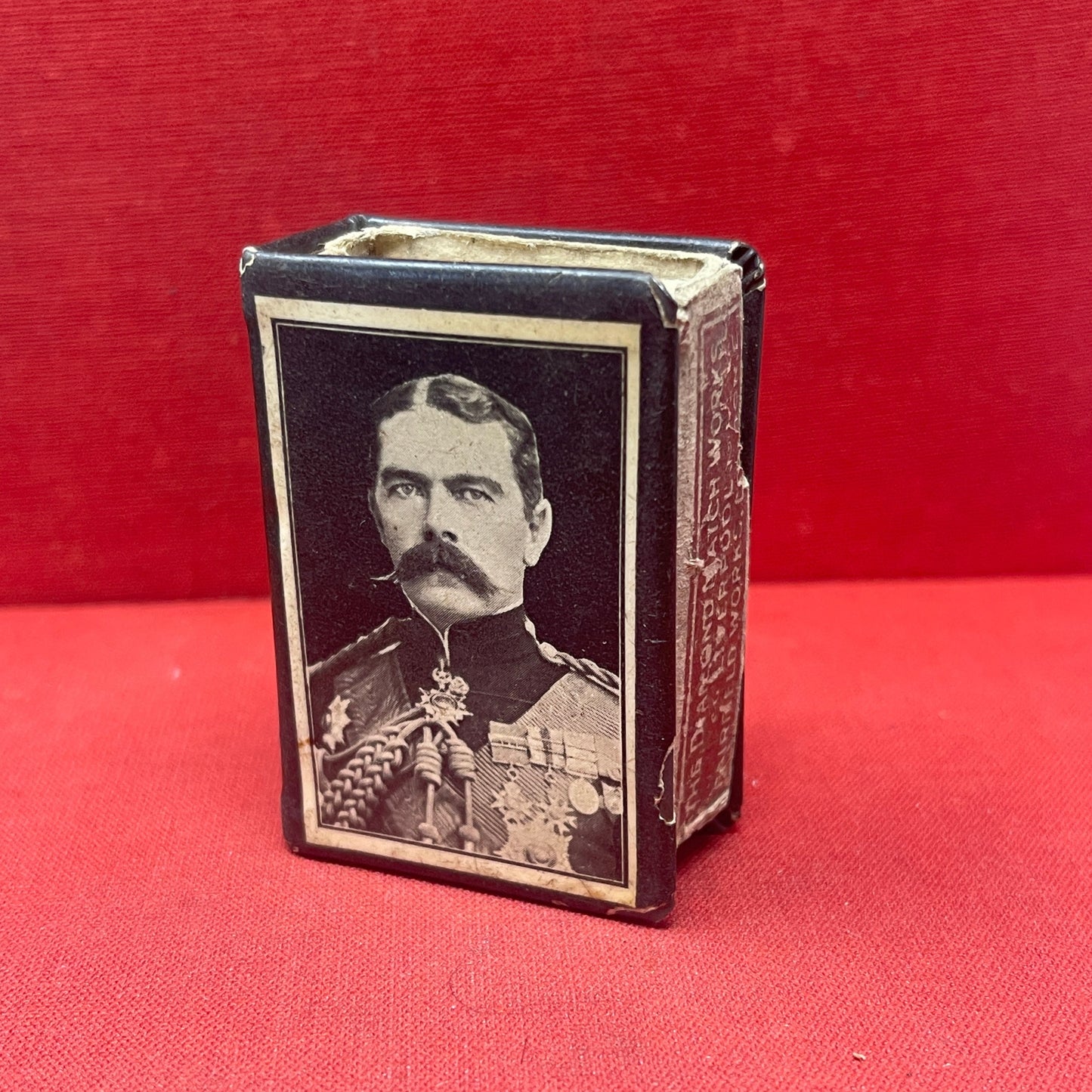 WW1  Souvenir Of The Great War Lord Kitchener Matchbox Holder