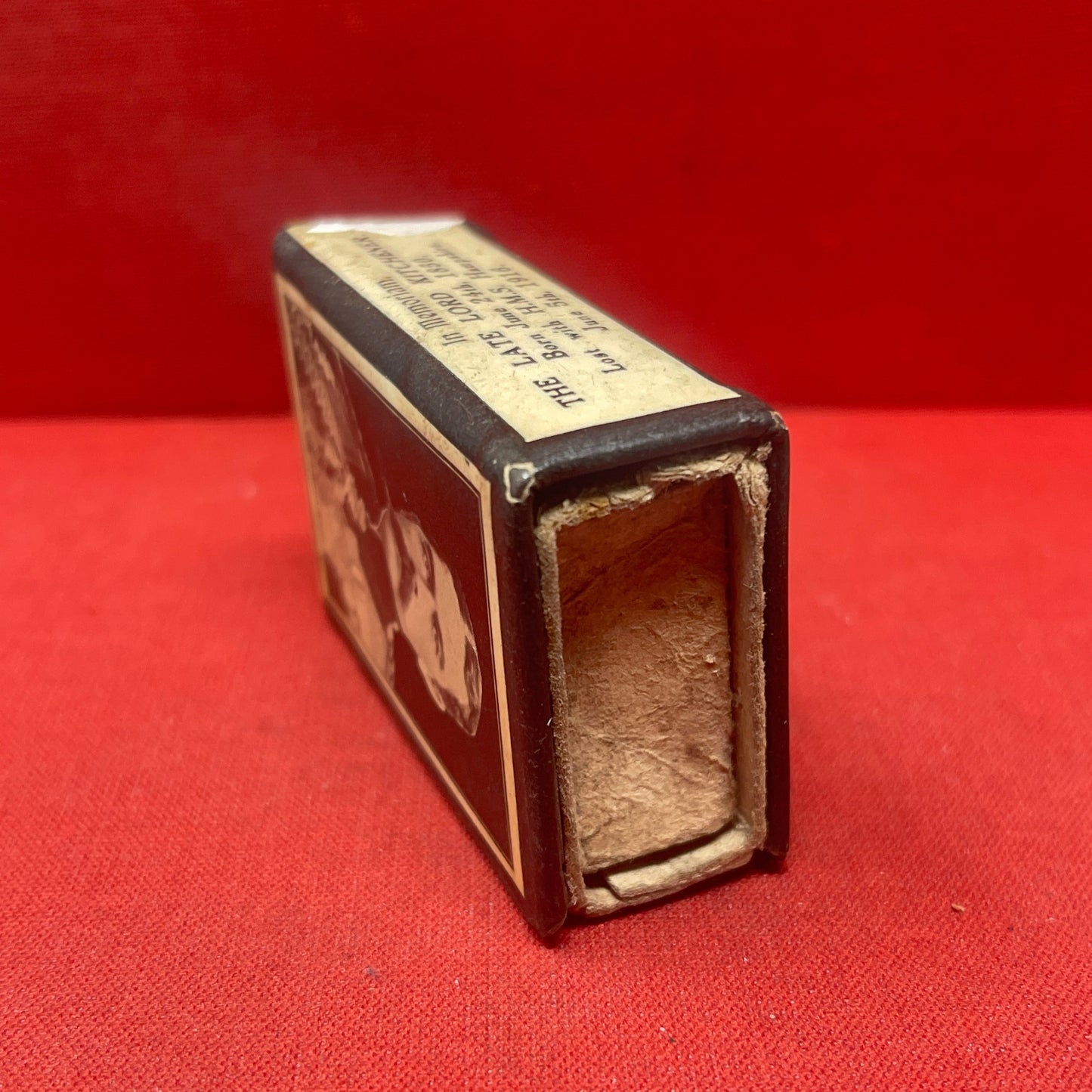 WW1  Souvenir Of The Great War Lord Kitchener Matchbox Holder