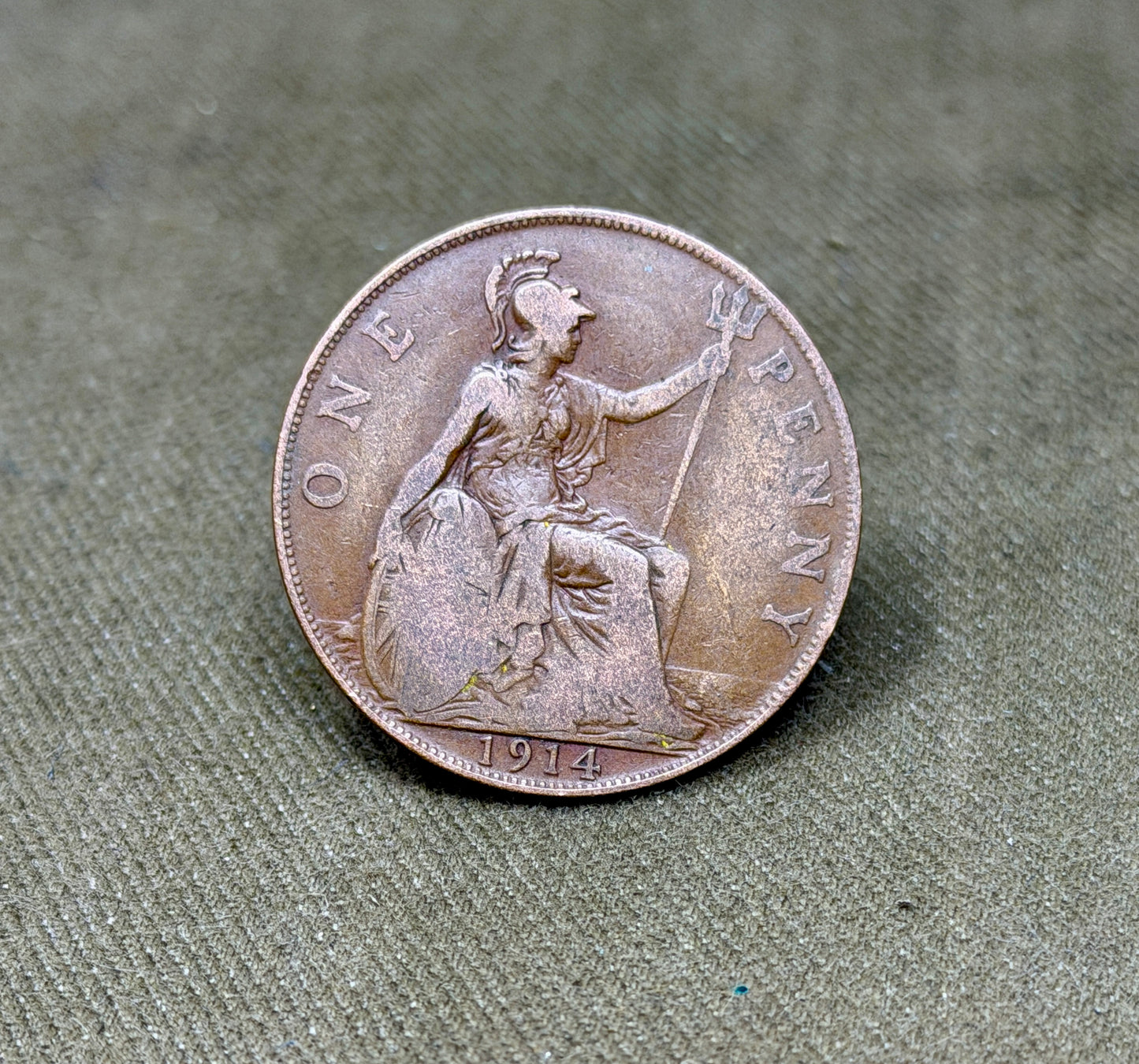 King George V One Penny dated 1914