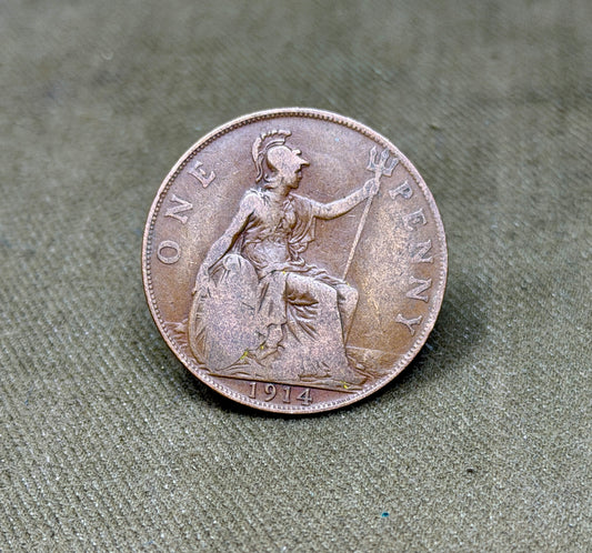 King George V One Penny dated 1914