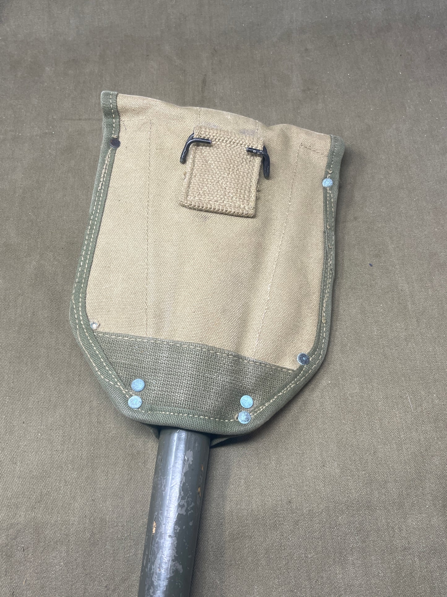 US WWII 1944 Dated Folding Shovel and Case
