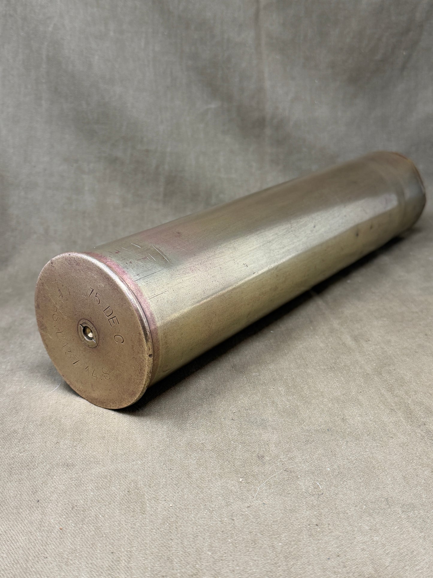 French 75mm 1897 Field Gun Shell Case