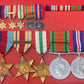 A WWII Medal Group Defence Medal, War Medal, Italy, Africa and 1939-45 Star 