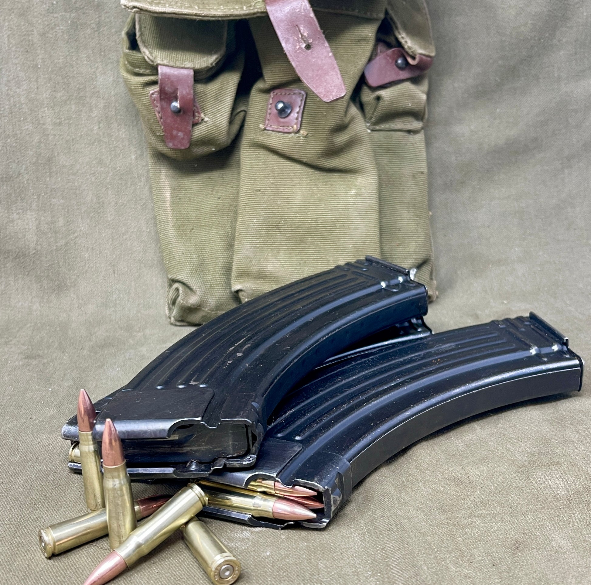 3 x 7.62x39 Original AKM Magazines with 5 INERT Rounds