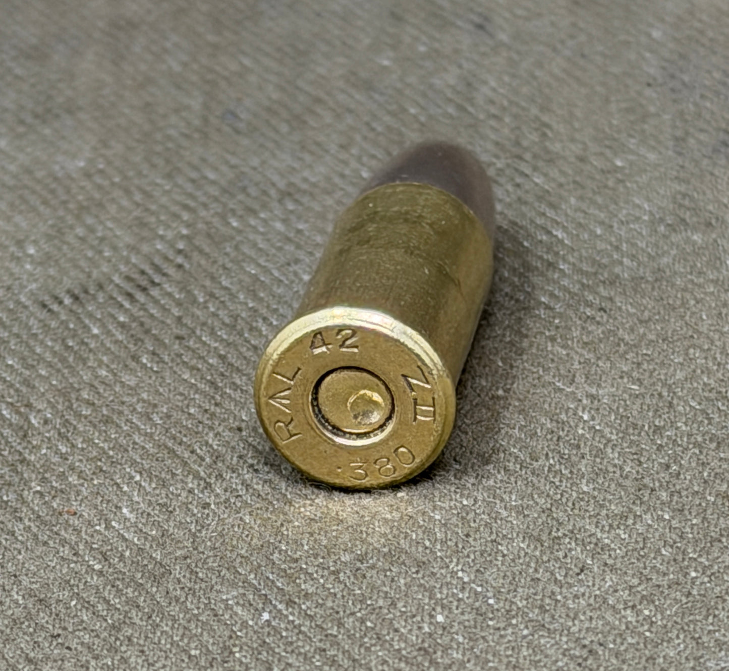 .380 INERT British 1942 Dated Webley Revolver Brass Cartridges RL Royal Laboratory