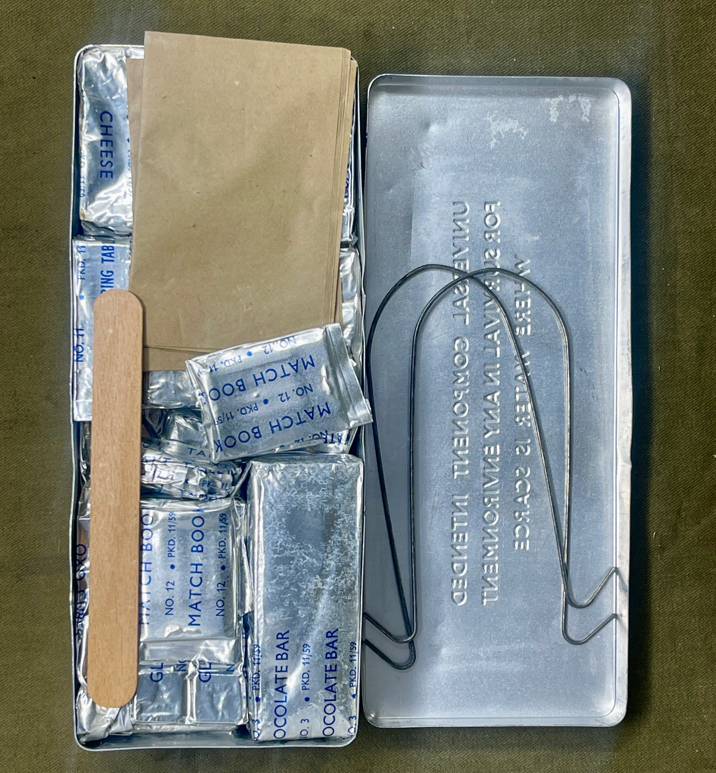 Royal Air force RAF MK5 Flying Ration