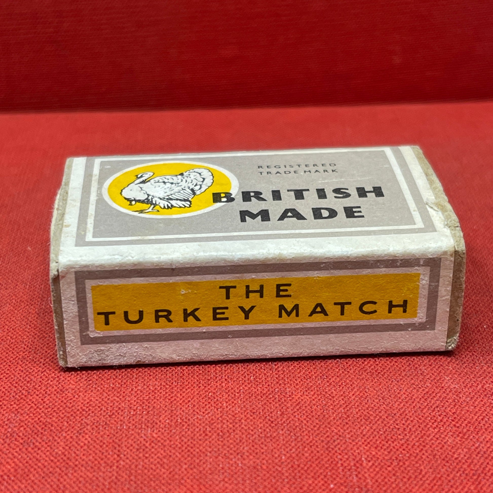 Vintage British Match Box " The Turkey Match"