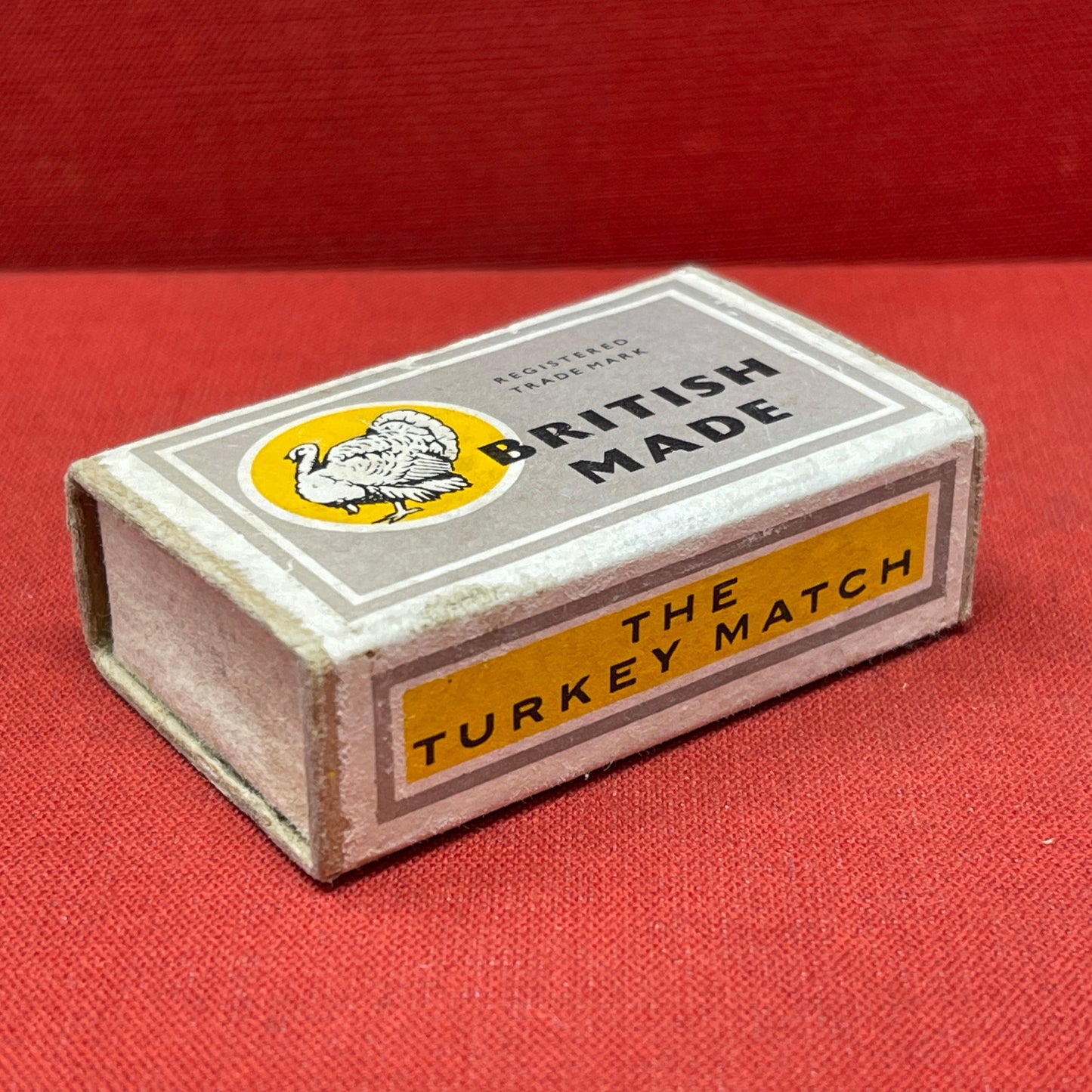 Vintage British Match Box " The Turkey Match"