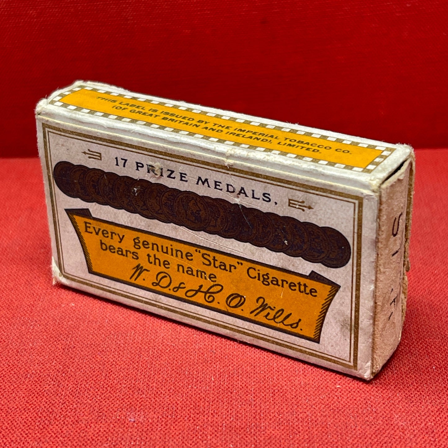 Original 1930 Wills Star Cigarette Pack