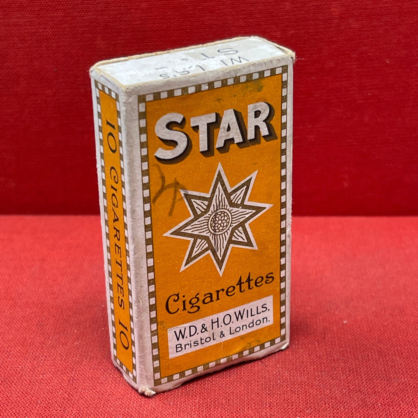 Original 1930 Wills Star Cigarette Pack