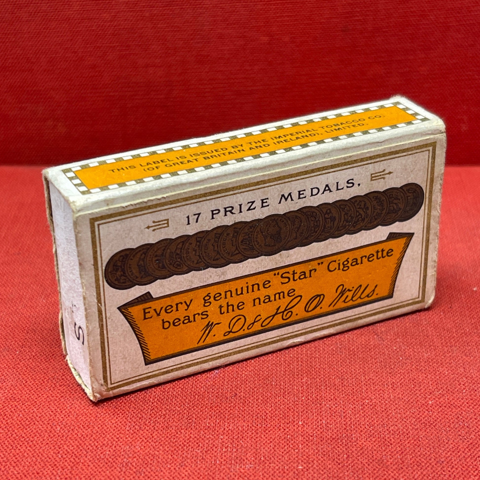 Original 1930 Wills Star Cigarette Pack