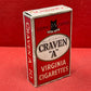 Packet of Craven 'A' cigarettes by Carreras Ltd