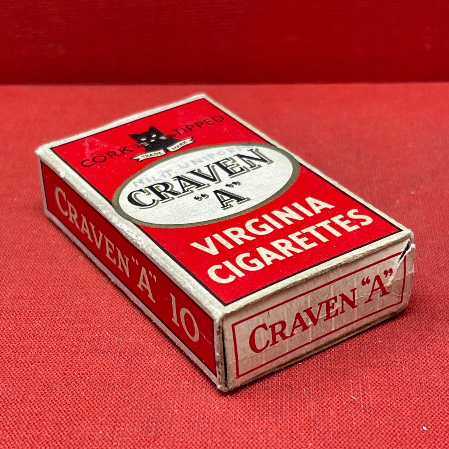 Packet of Craven 'A' cigarettes by Carreras Ltd