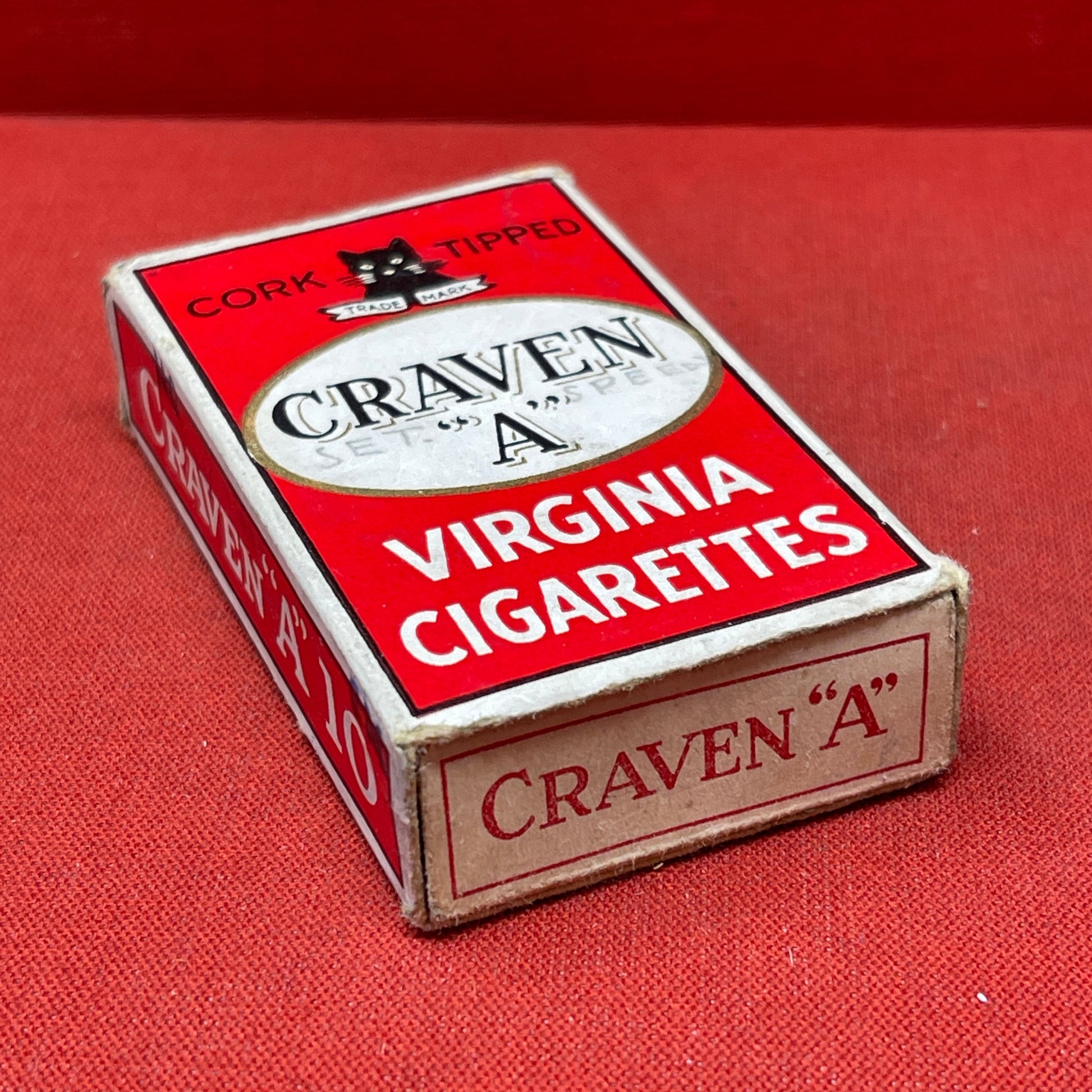 Packet of Craven 'A' cigarettes by Carreras Ltd