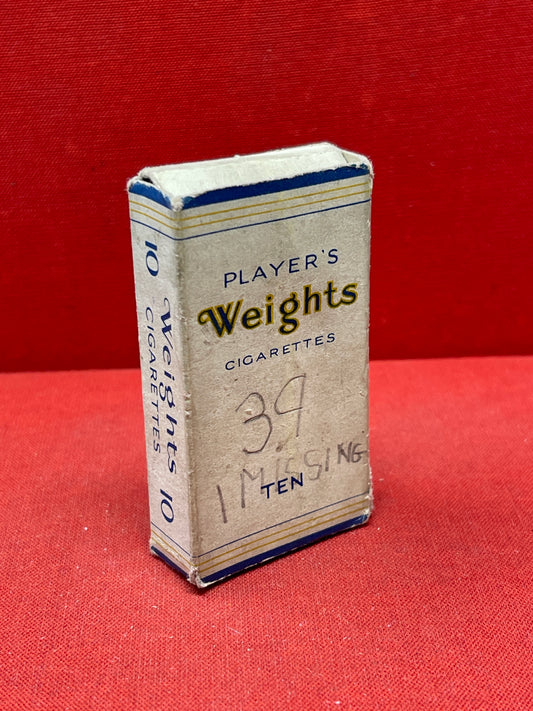 Players Weights Cigarettes