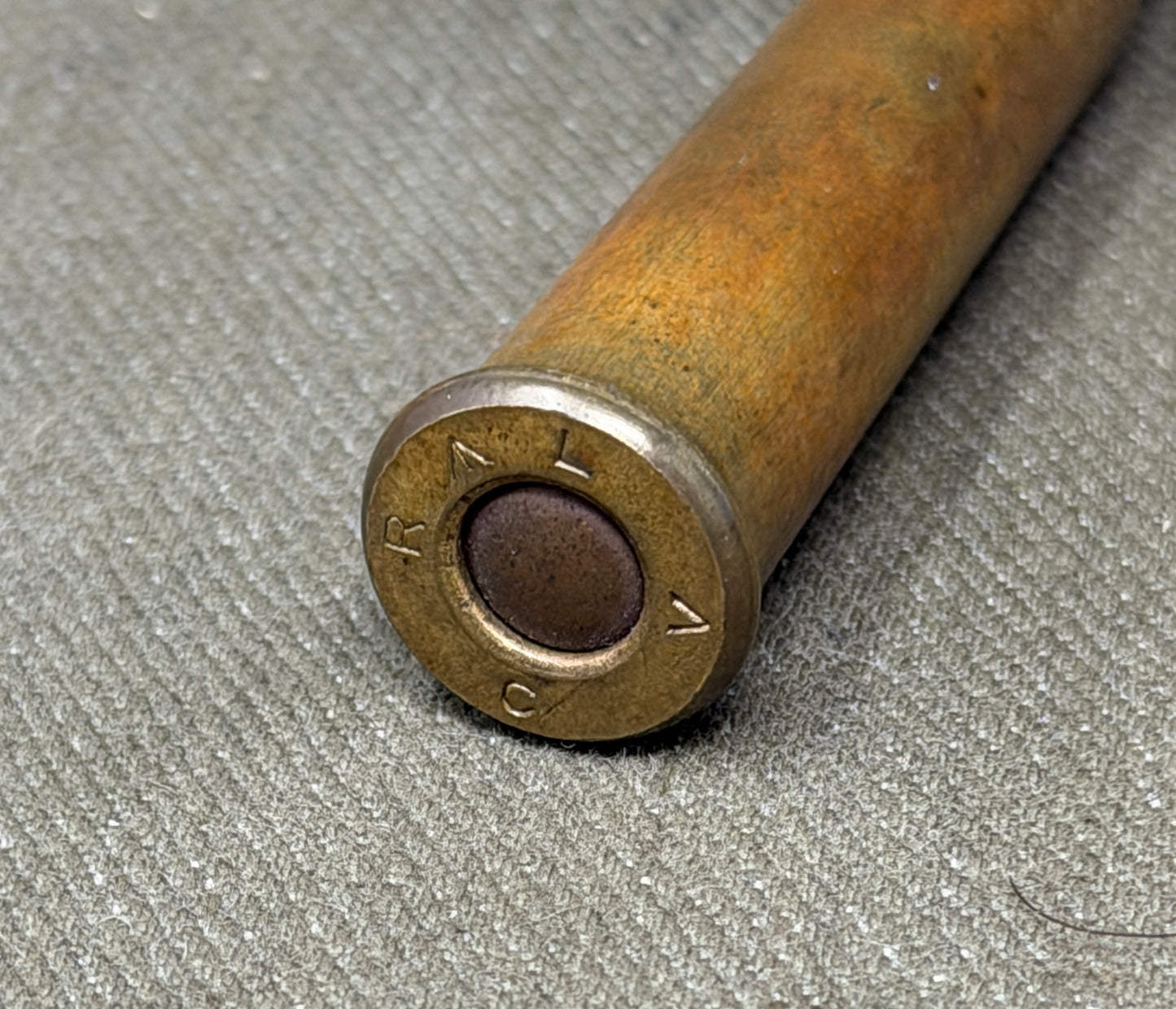 Inert .303 British RL C V Headstamp – Royal Laboratory Woolwich Cartridge