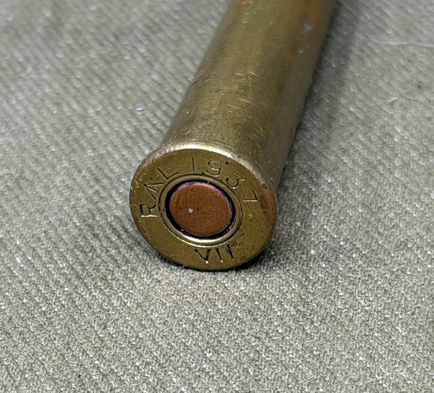Inert .303 British Round – RL 1937 Headstamp (Royal Laboratory, Woolwich, UK)