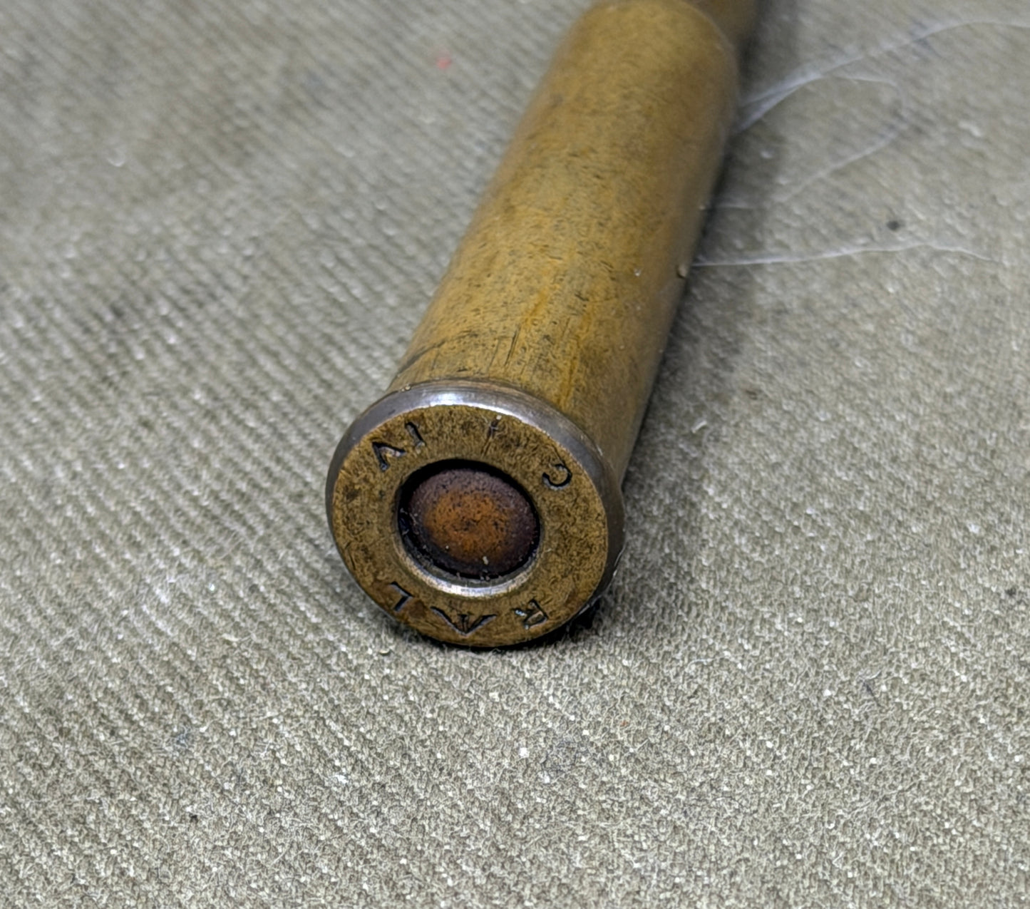 Inert .303 British RL C IV Headstamp – Royal Laboratory Woolwich Cartridge