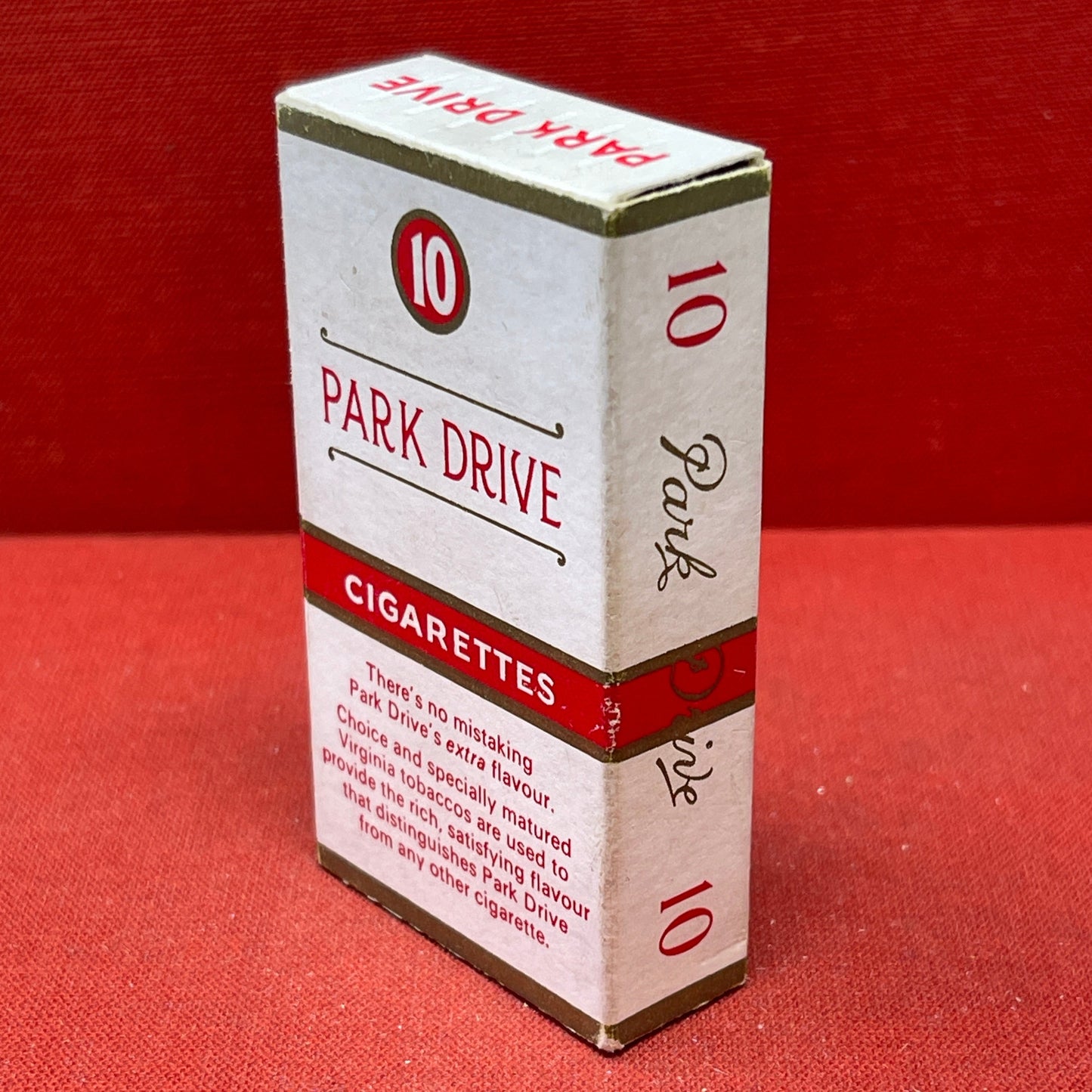 Gallaher’s Park Drive Empty 10 Cigarette Box Virginia House London & Belfast.