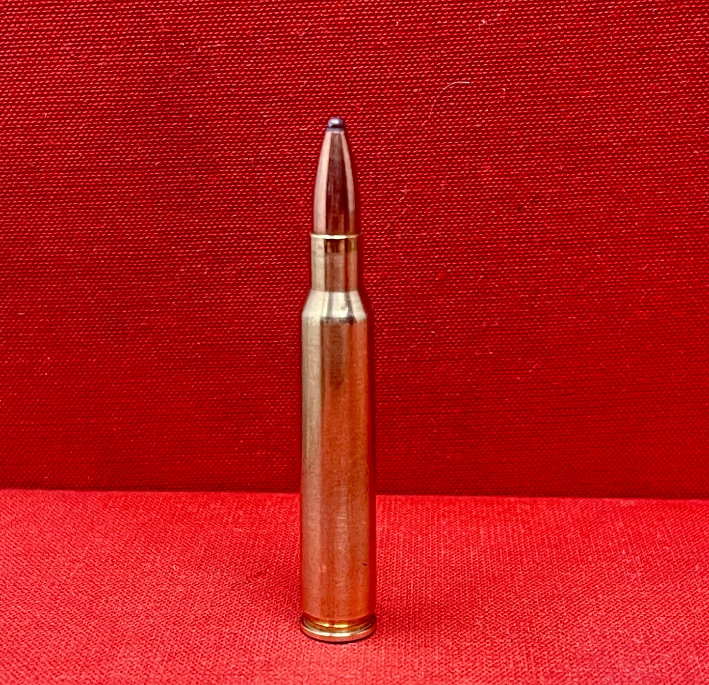 Discover a rare RWS 5.6 x 50 Mag inert round, a unique collectible piece of hunting ammunition history. Perfect for collectors and enthusiasts of vintage cartridges.