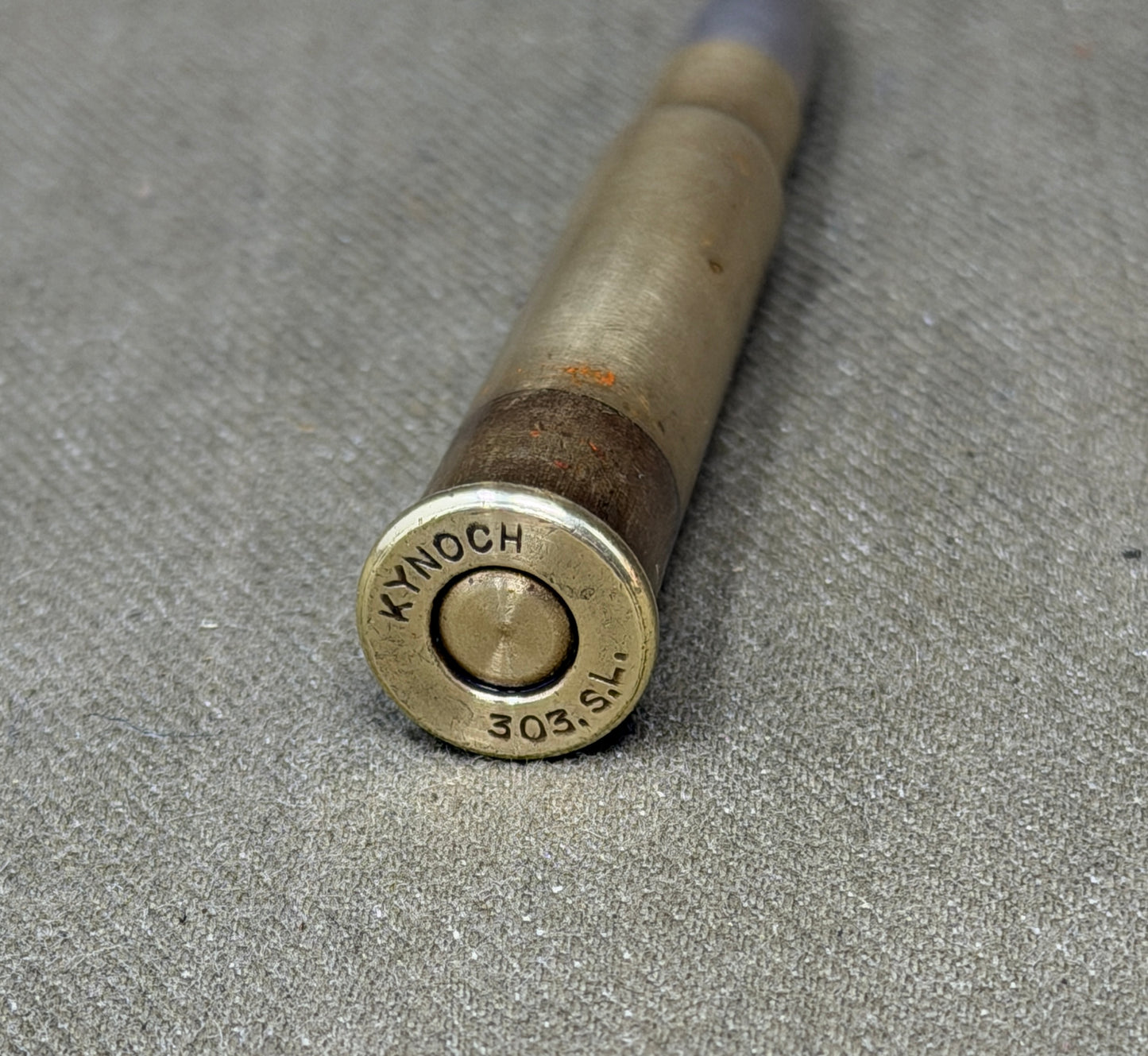 Inert .303 British Kynoch SL Headstamp Cartridge – Collectible Service Round