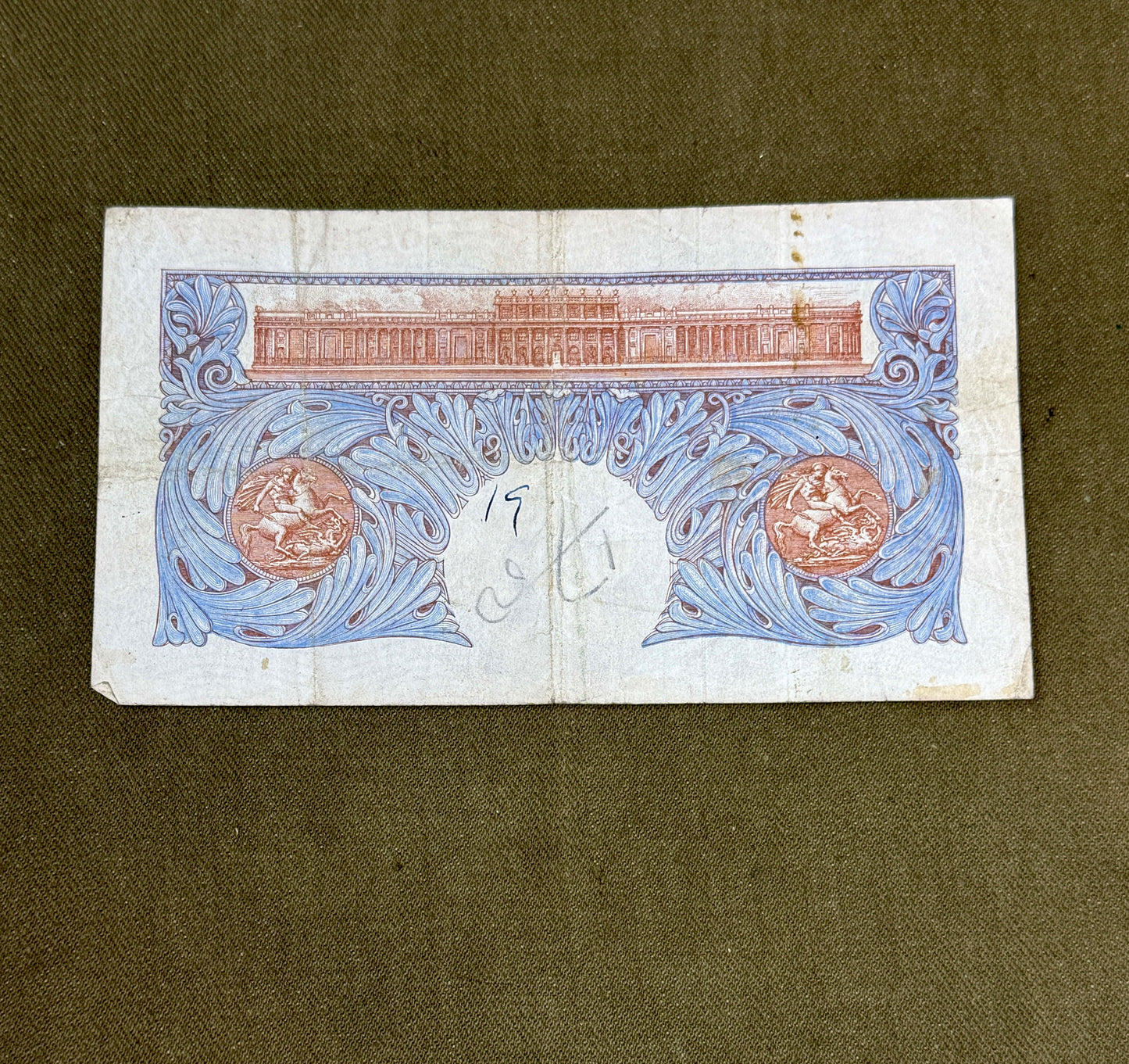 K.O. Peppiatt One Pound Emergency Issue Banknote O63H140977– British Treasury Note (Dugg. B249)