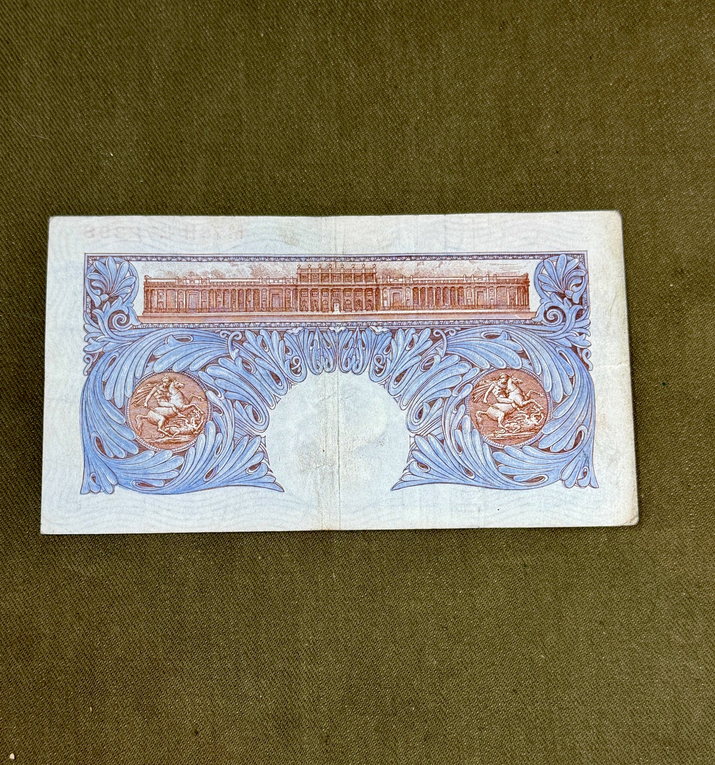 K.O. Peppiatt One Pound Emergency Issue Banknote M78H272398– British Treasury Note (Dugg. B249)