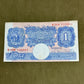 K.O. Peppiatt One Pound Emergency Issue Banknote K56H759982– British Treasury Note (Dugg. B249)
