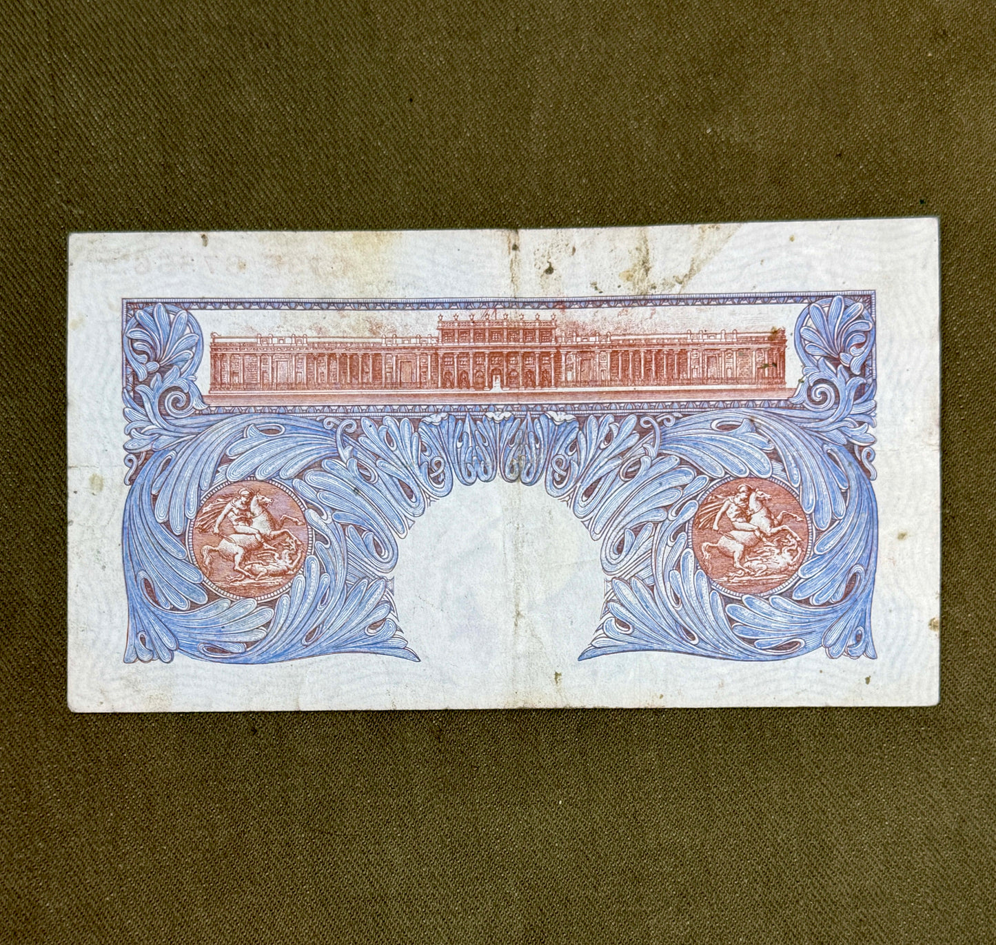 K.O. Peppiatt One Pound Emergency Issue Banknote C73E875562– British Treasury Note (Dugg. B249) )
