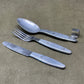  Knife, fork, and Spoon set dated 1945 Compactium