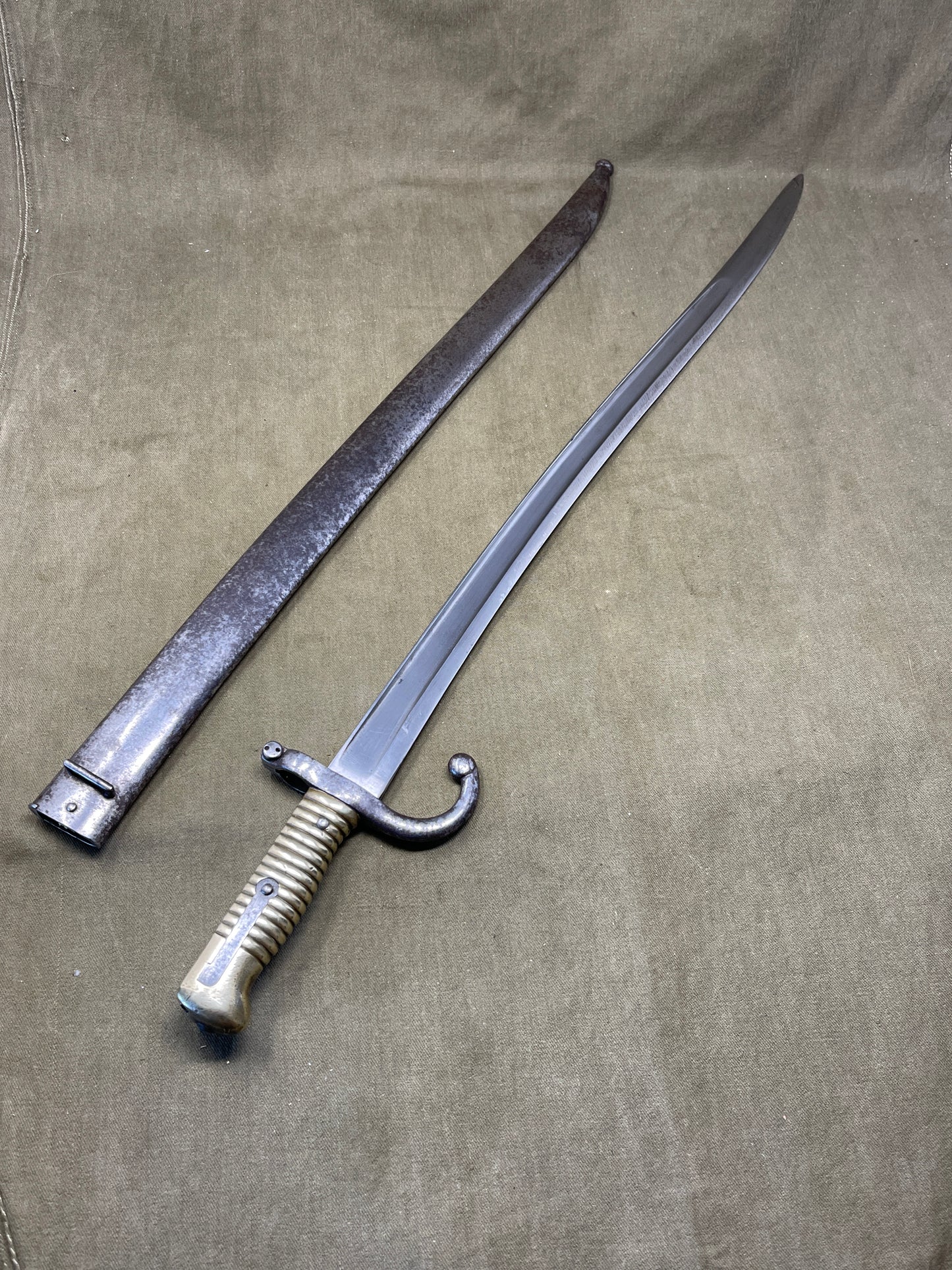 French Chassepot Bayonet 22 1/2 inch,