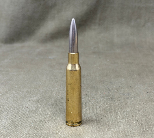 Early INERT 6.5×55 Swedish Mauser Cartridge – Crown Headstamp “05 M”