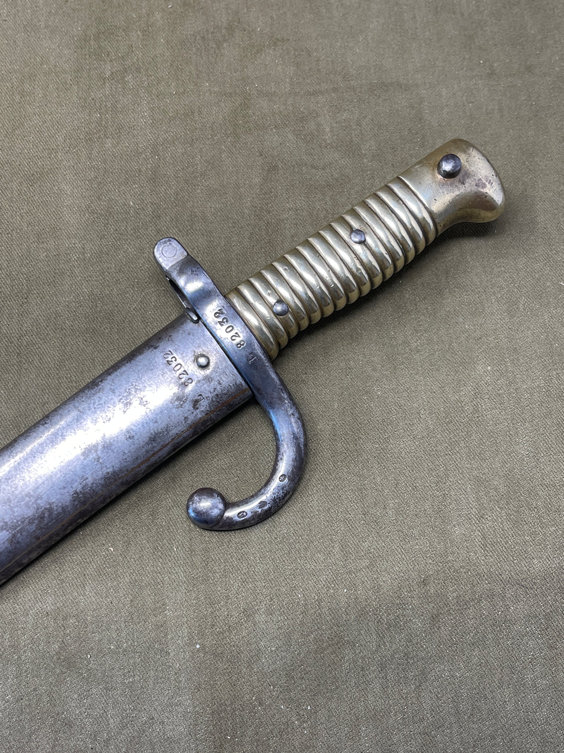 French Chassepot Bayonet 22 1/2 inch,