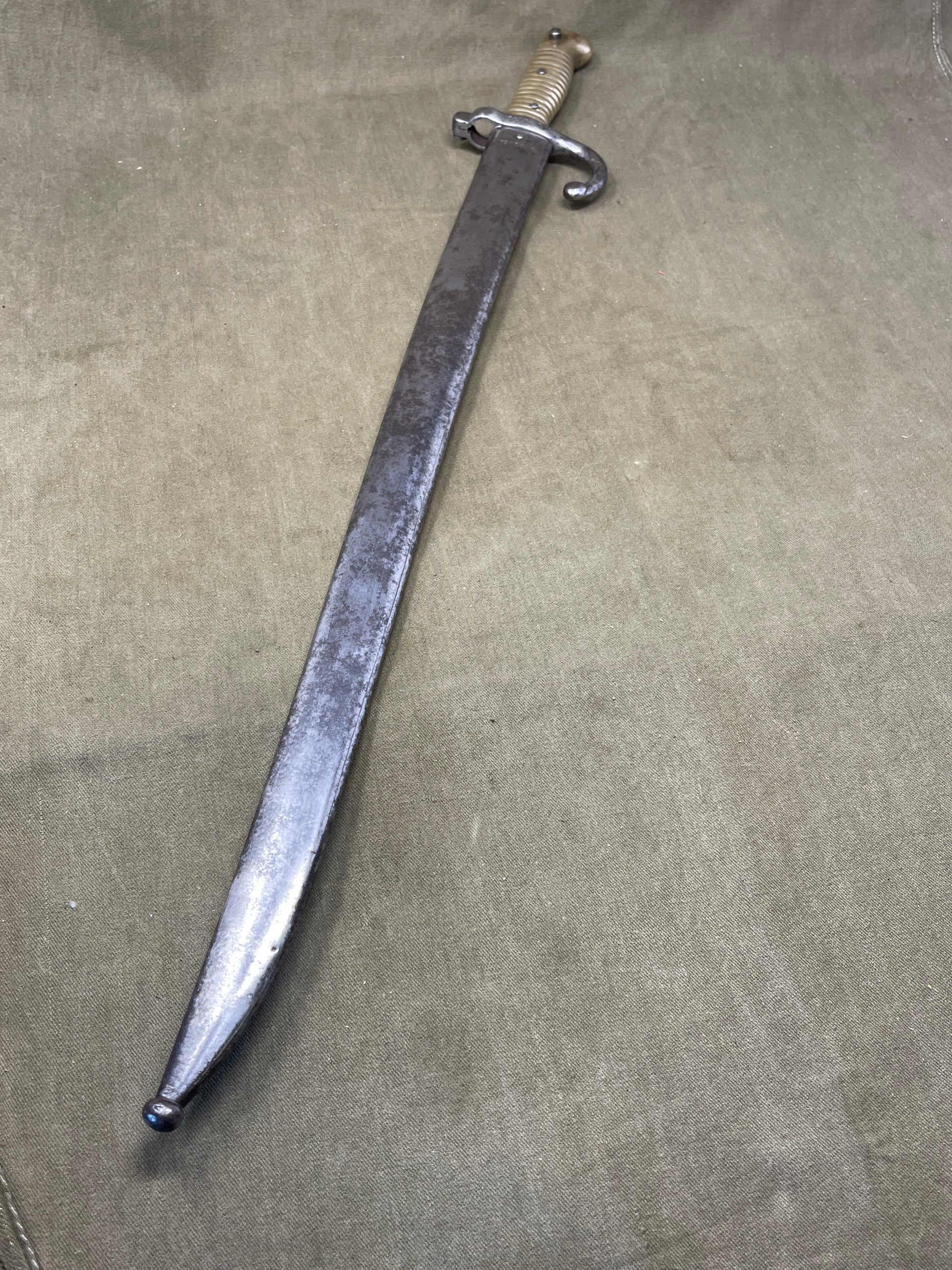 French Chassepot Bayonet 22 1/2 inch,