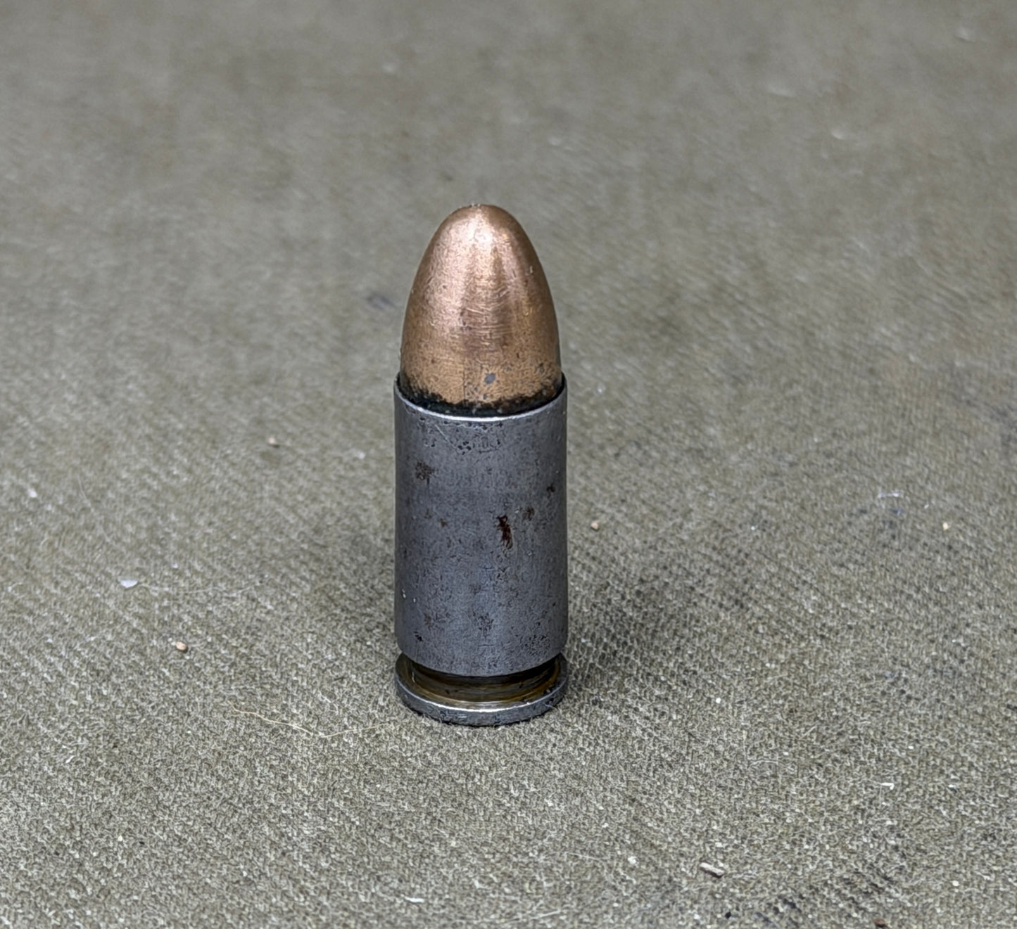 1943 Dated 9mm INERT Cartridge “ak” – Munitionsfabriken Prag WWII German Production
