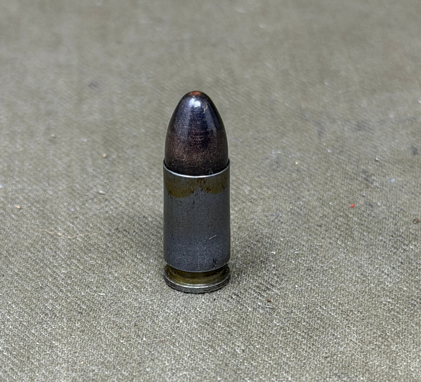 1943 Dated 9mm INERT Cartridge “ak” – Munitionsfabriken Prag WWII German Production