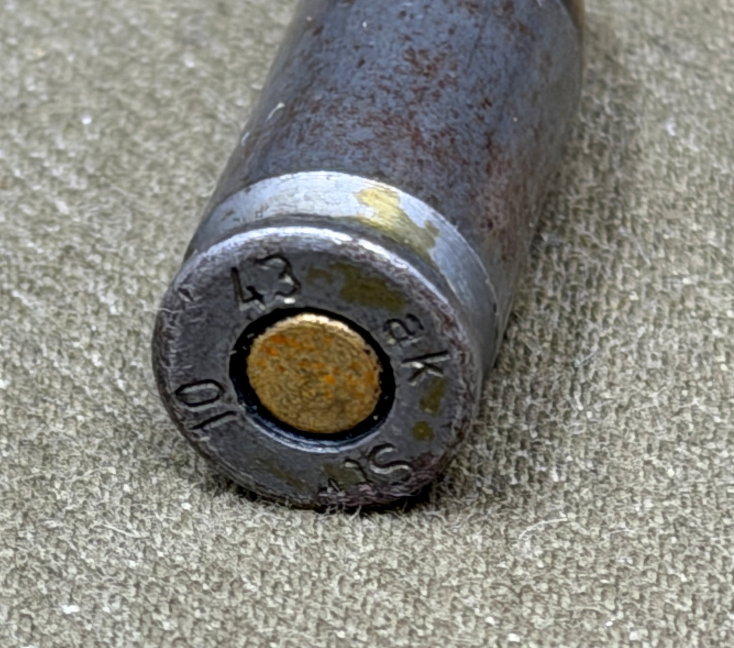 1943 Dated 9mm INERT Cartridge “ak” – Munitionsfabriken Prag WWII German Production