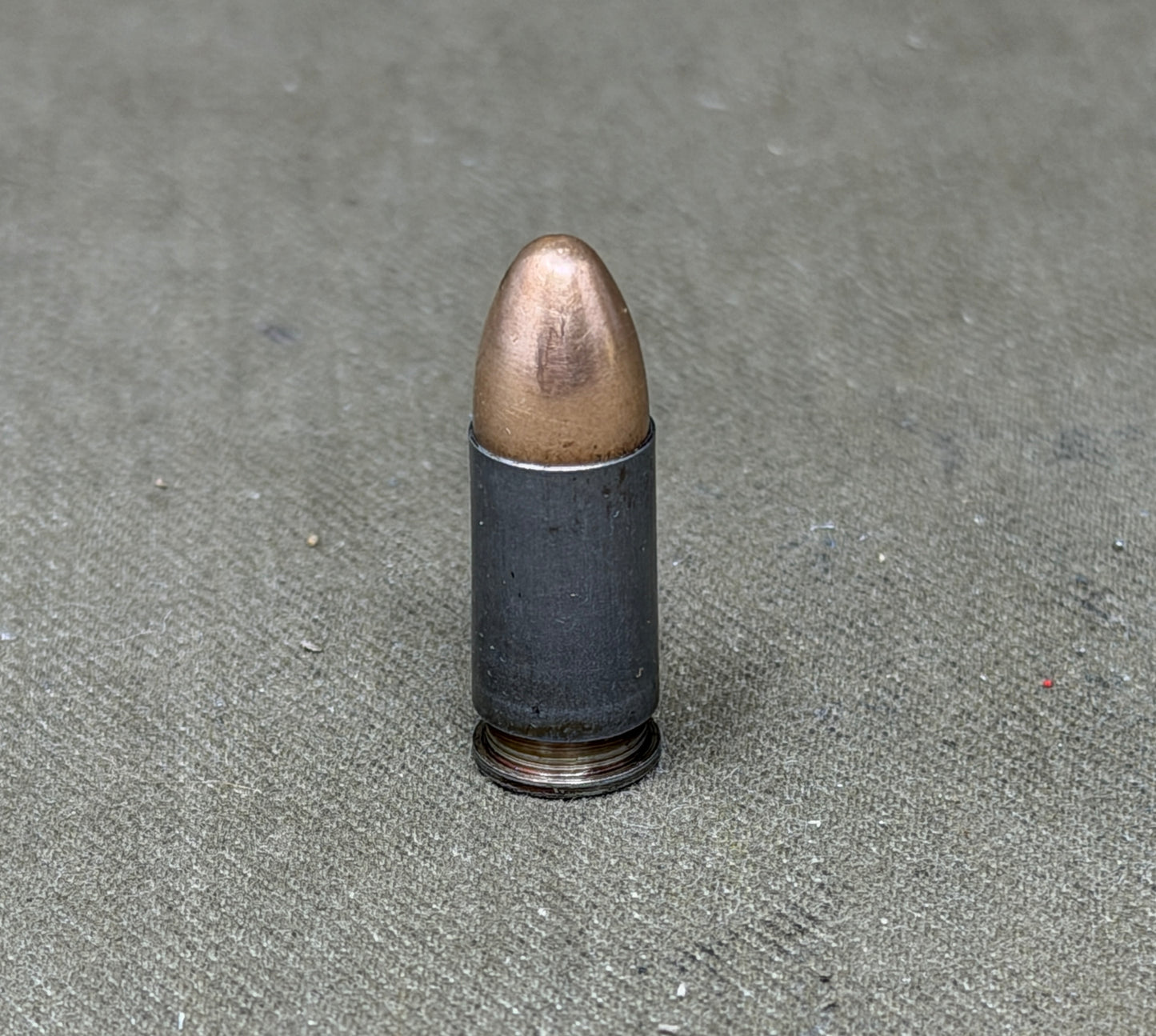 1943 Dated 9mm INERT Cartridge “ak” – Munitionsfabriken Prag WWII German Production