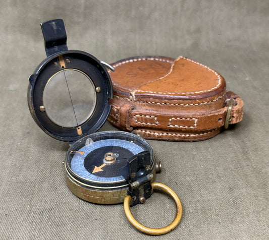 WWI British Verner’s Patent Marching Compass – 1918 F-L No.120209