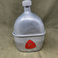 Vintage Original French Army Water Bottle MAked CF Aluminium Fur Tetras