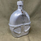 Vintage Original French Army Water Bottle MAked CF Aluminium Fur Tetras