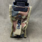 Australian Army LMG pouch, featuring the iconic Australian pattern camouflage. This pouch is designed for durability and functionality, constructed from rugged, heavy-duty materials capable of withstanding harsh field conditions. Its distinctive camouflage pattern ensures effective concealment across a variety of Australian terrains, including dense bushland and arid environments.