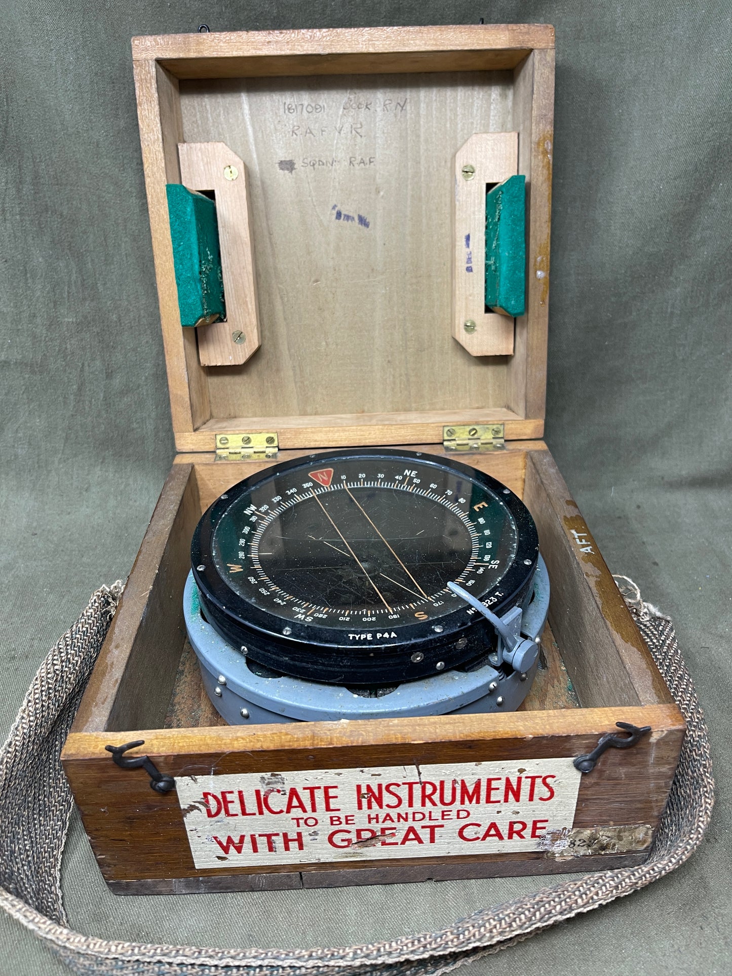 "Royal Air Force RAF Compass, Navigational, Type P4A (RAF Ref 5823T) for Sale – Collectible WWII Aviation Artifact"