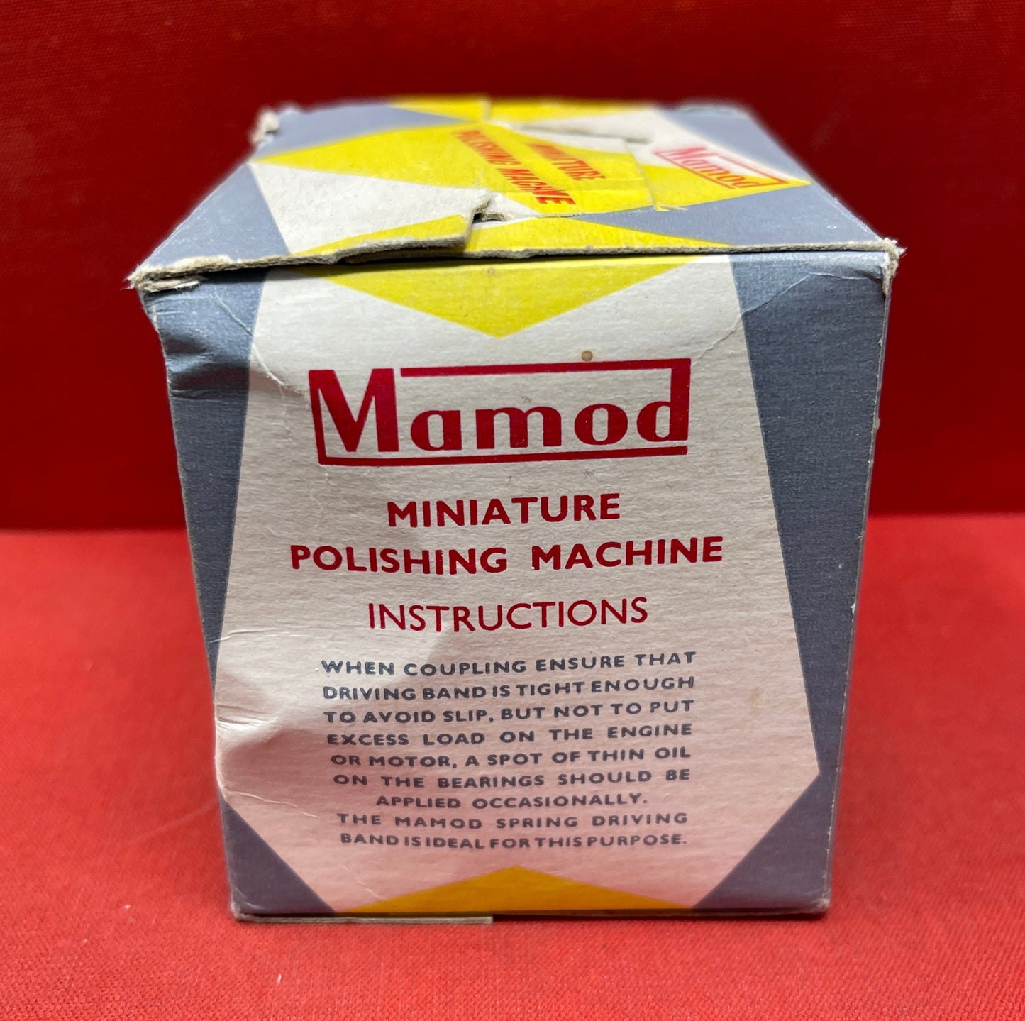 Boxed Mamod Miniature Polishing Machine