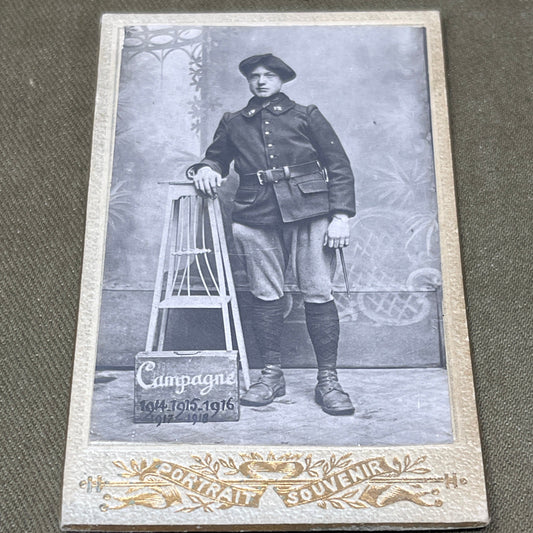 Photograph of French Soldier WW1 